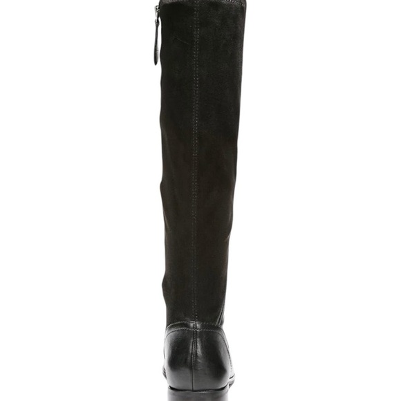 NIB Franco Sarto Women's L-Maleni Black Leather and Fabric Stretch Boot -Size 7M - Picture 4 of 10